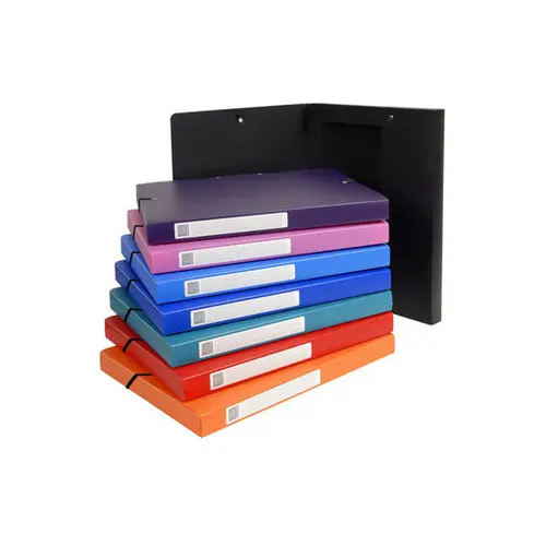 Boite de Classement Exabox Dos 25mm polypropylène 7/10e OPAK - A4 - Couleurs assorties - EXACOMPTA