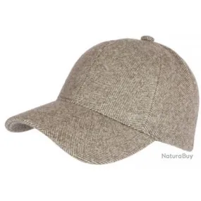 Casquette Baseball Laine Marron Feutre Mode Classe Neyva Taille unique Marron