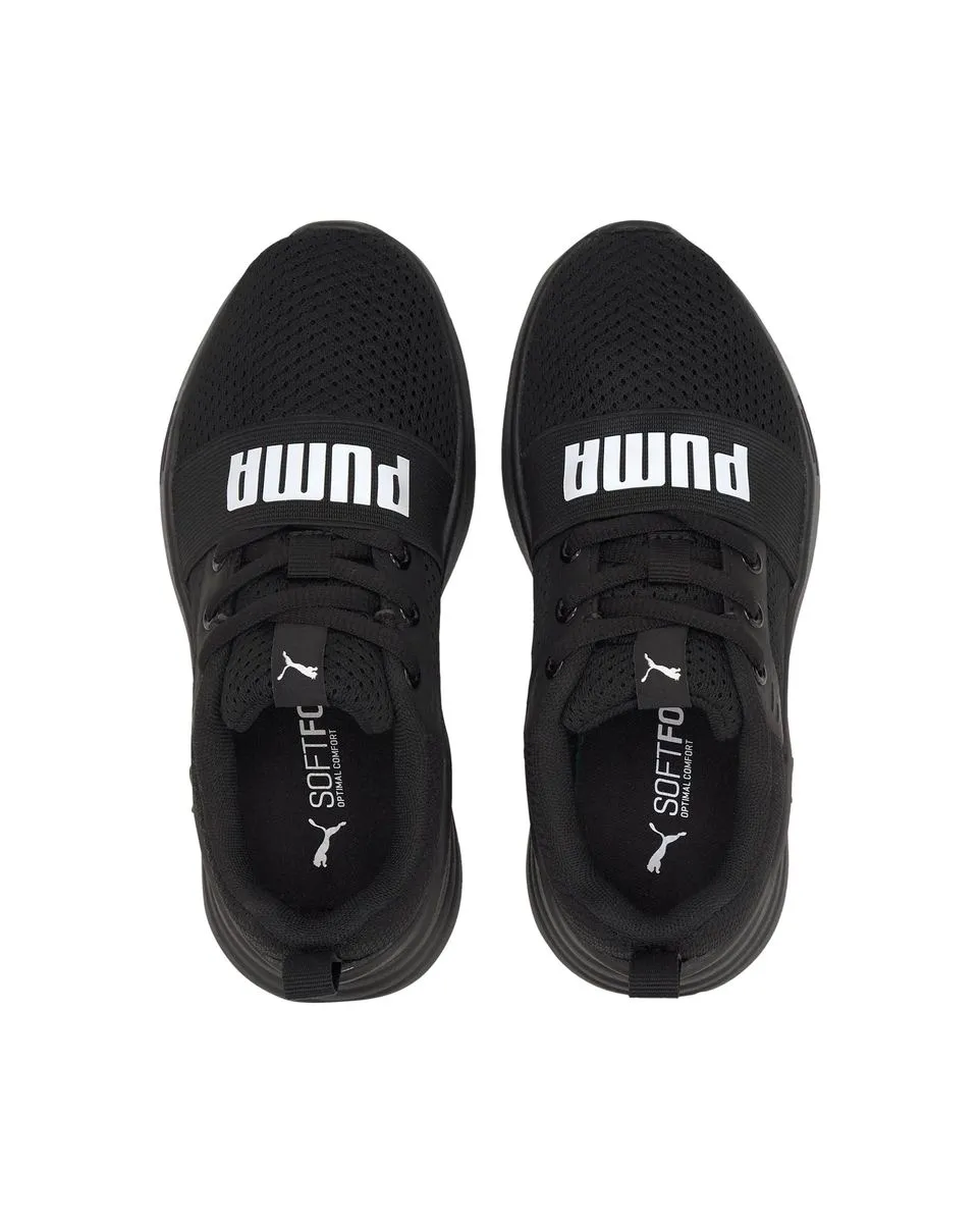 Chaussure basse de mode Enfant PS  WIRED RUN Noir