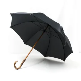 Chic straight umbrella woven with little grey squares