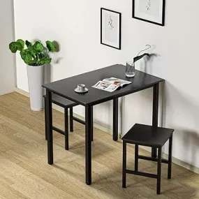 Ensemble de salle à manger 3 pièces dklg, tables et chaises de cuisine 