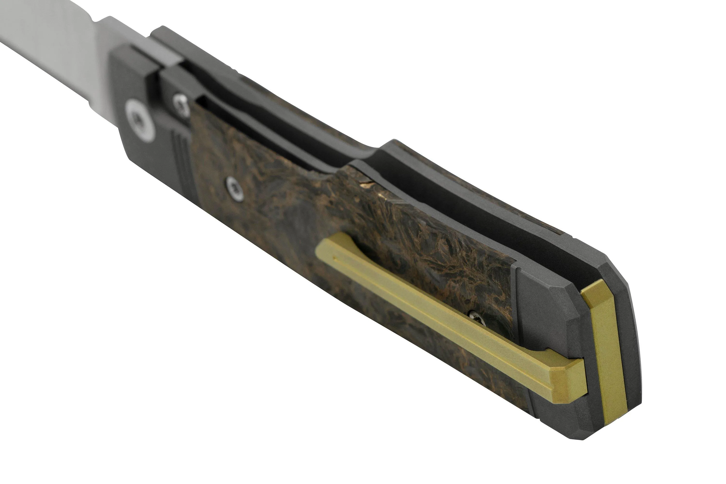 Jack Wolf Gunslinger Jack GUNS-01-FCDMG Fat Carbon Dark Matter Gold, couteau de poche