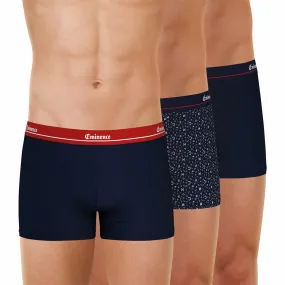 Lot de 3 boxers homme Chic bleu Eminence - Caleçon Homme sur MenCorner