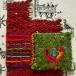 Postcard avec une touche artisanale 100% fait
