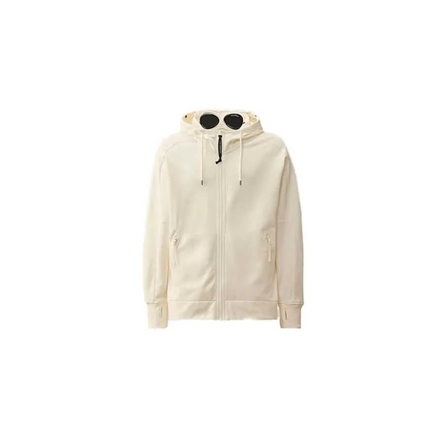 Sweat Zippé À Capuche Goggle Blanc C.P Company Homme | Toulouse