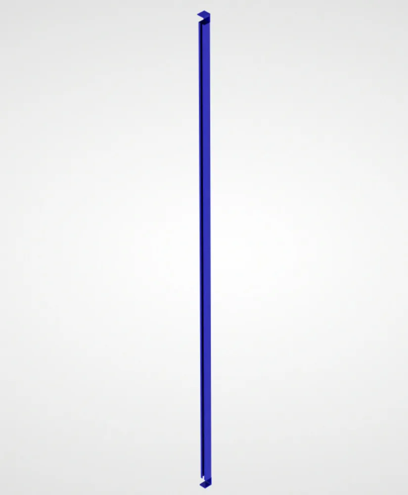 Système de cloisonnement 9200, jambe de force d'habillage, bleu marine