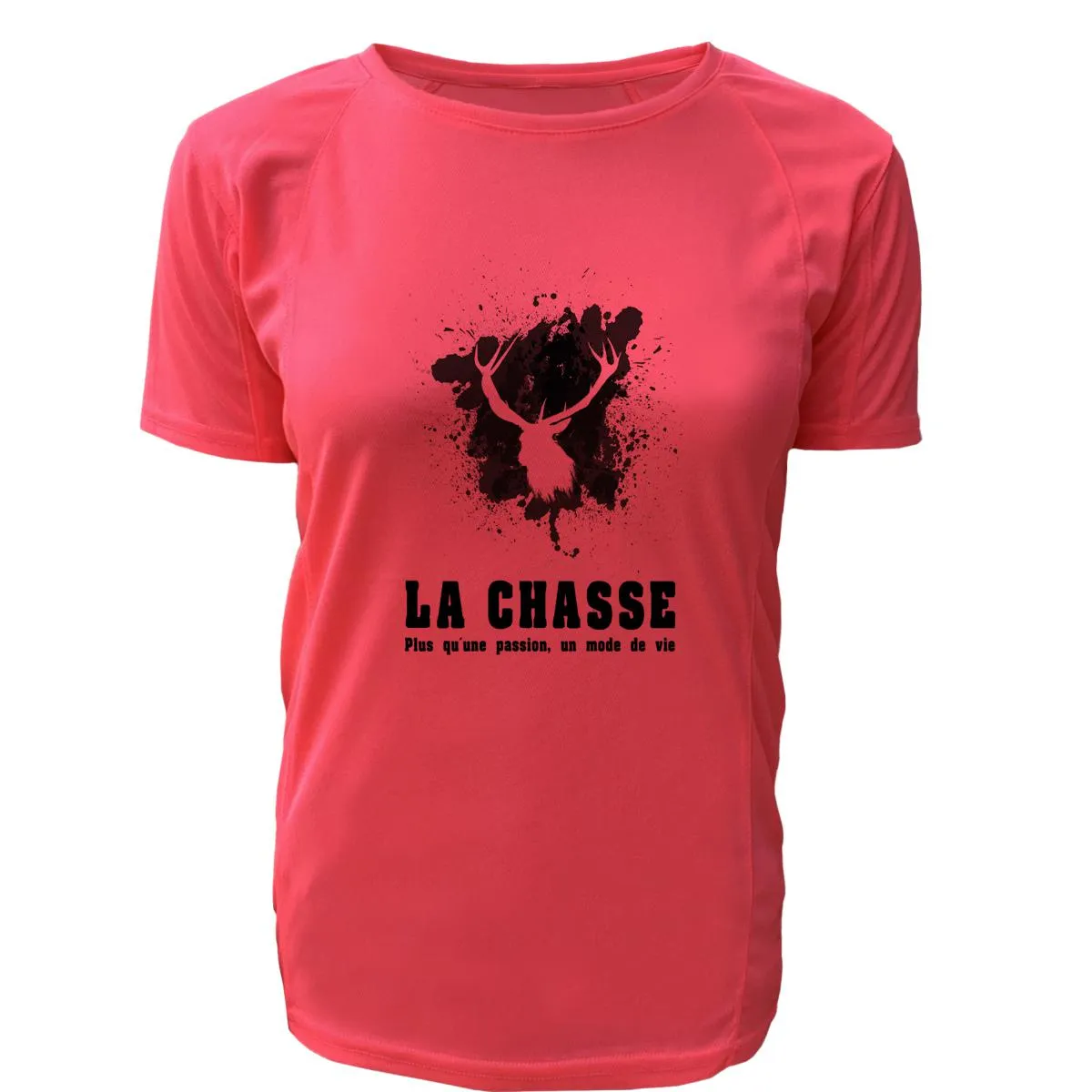 Tee-shirt Chasseresse cerf – Plus qu’une passion, un mode de vie
